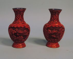Pair Small Chinese Vases