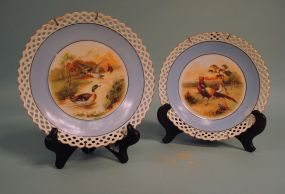 Two Hand Painted Bavarian Plates