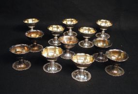 19th Century Quadruple Silverplate Cups