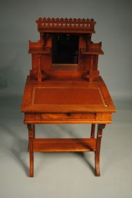 Walnut Victorian Davenport Style Lady's Desk