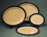 Set of 4 Rare Various Size Platters