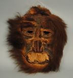 Eskimo Hand Carved Ceremonial Mask