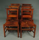 Set of Six Beechwood Chairs