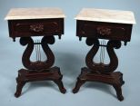 Pair Victorian Style Side Tables