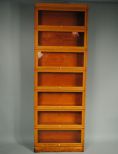 Macey Yellow Seven Section Stacking Bookcase