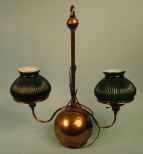 Brass Fixture Made into Lamp