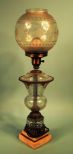 Glass Urn Shaped Lamp