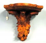 Carved Wall Wood Sconce