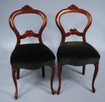 Pair of Victorian Style Side Chairs