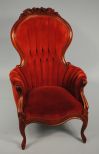 Gents Reproduction Victorian Style Arm Chair