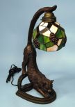 Resin & Stain Glass Reproduction Lamp