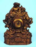 Iron Victorian Mantel Clock