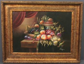 Contemporary Oil Painting of Fruit