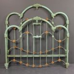 Early 20th Century Painted Iron Bed