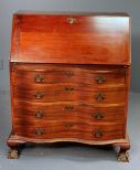 20th Century Mahogany Chippendale Style Fall Front Desk