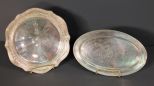 Two Sterling Trays