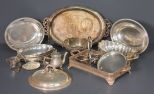 Group of Fourteen Silverplate Pieces
