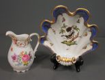 Two Hand-Painted Porcelain Pieces