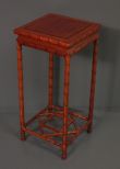 Shanghi Rosewood Plant Stand with Bamboo Design