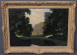 Late 19th Century Oil On Canvas of Landscape