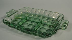 Heisey Whirlpool/Provincial Limelight Relish Tray