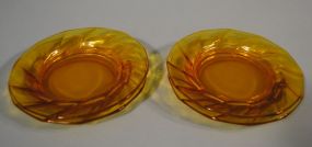 Set of 4 Heisey Marigold 