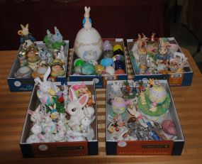 Collection of 80 Easter Items w/Bunnykins Cookie Jar