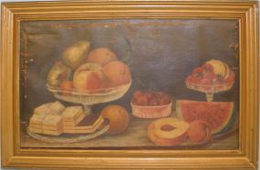 Oil on Canvas Painting of Fruit