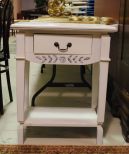Painted White side table