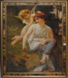 Print of Lady w/Cupid