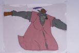 Original 1973 Walt Disney Movie Film Cel, The Sheriff of Nottingham from 