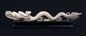 Chinese Carved Ivory Dragon