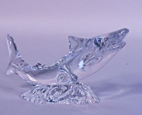 Waterford Crystal Shark Figure