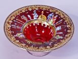 Venetian Art Glass Enameled & Gilded 