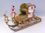 Russian Folk Art Sleigh