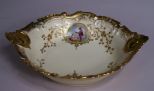 Mavaleix & Granger Hand Painted Limoges Bowl by Rozier