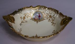 Mavaleix & Granger Hand Painted Limoges Bowl by Rozier