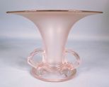 Imperial Cathay Crystal Ku Ribbon Vase