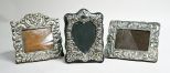 Three Silver Frames, One Marked Sterling