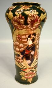 Japanese Satsuma Vase w/ Geisha Decoration
