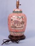 Satsuma Ginger Jar Lamp