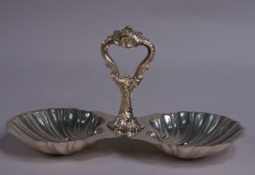 Silver Seashell Bon Bon Tray