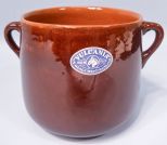 Italian Pottery Vulcania Redware Pot