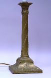 Brass Corinthian Candlestick Lamp