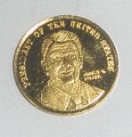 Ronald Reagan 24k Gold Commemorative Coin