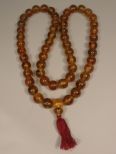 Genuine Amber Beaded Necklace w/ 56 Large Beads