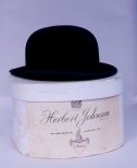 Vintage English Bowler Hat, Mint in Box, Herbert Johnson - Hatter