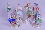 Collection of 6 Occupied Japan Figurines