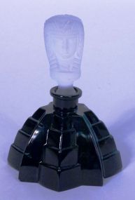 Art Deco Czechoslovakia Egyptian Pharaoh Perfume Bottle