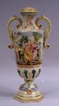 Capodimonte Hand Painted Lamp Base